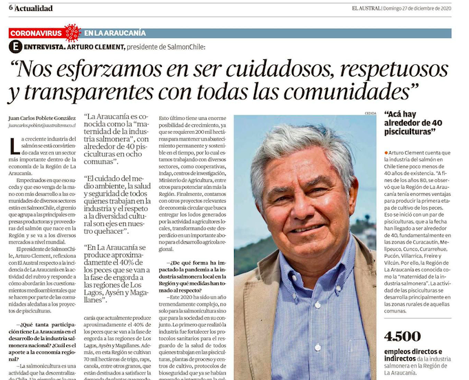 “Nos esforzamos en ser cuidadosos, respetuosos y transparentes con todas las comunidades”
