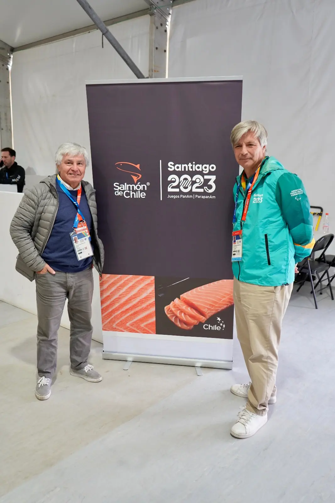 El salmón a la plancha se luce como el plato favorito de los deportistas de Santiago 2023