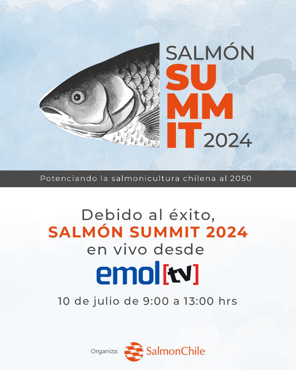 Salmón Summit 2024: Sigue la transmisión en vivo por Emol TV