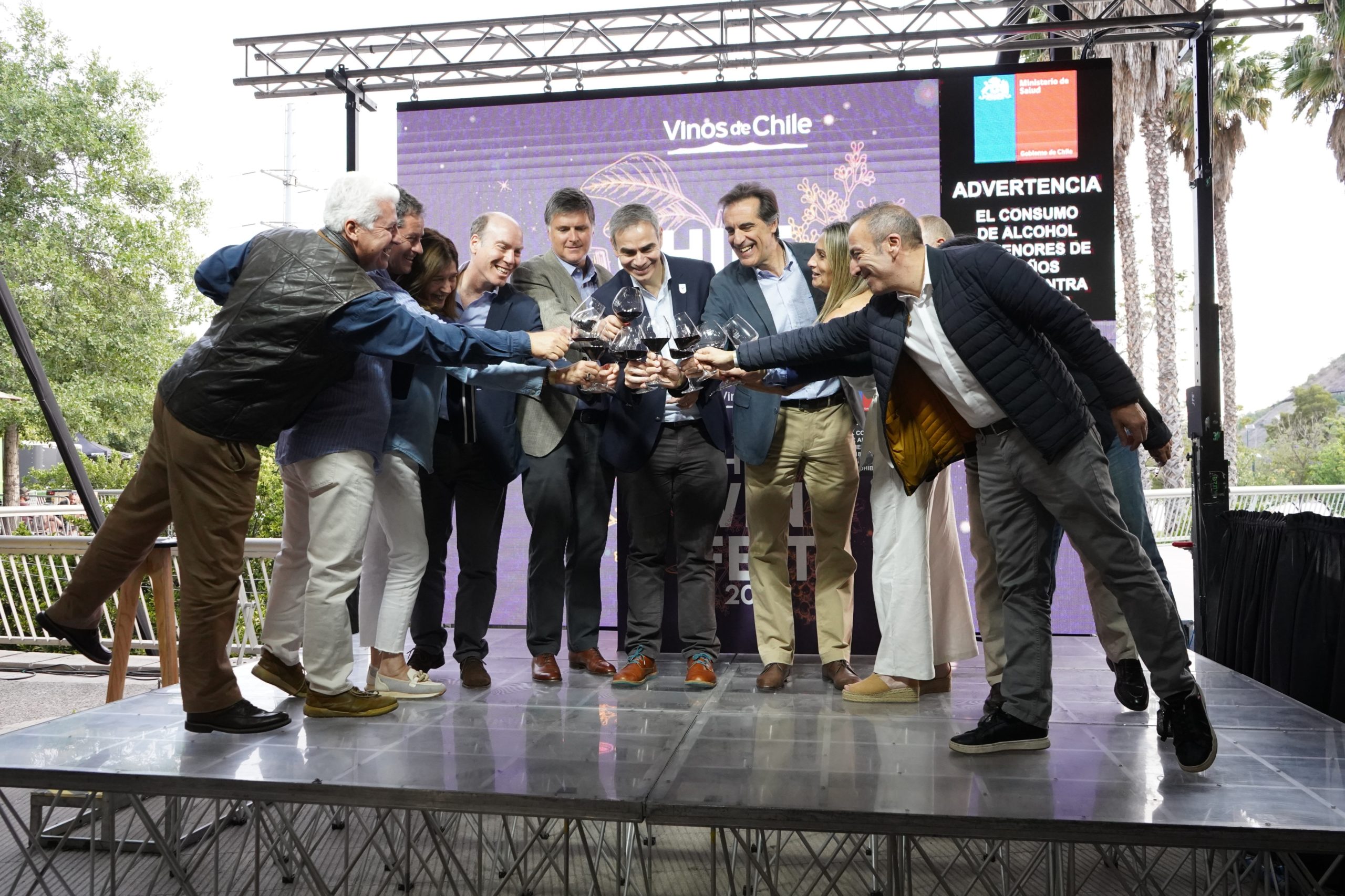 Salmón de Chile se luce como el maridaje perfecto en la última versión del Wine Fest 2024