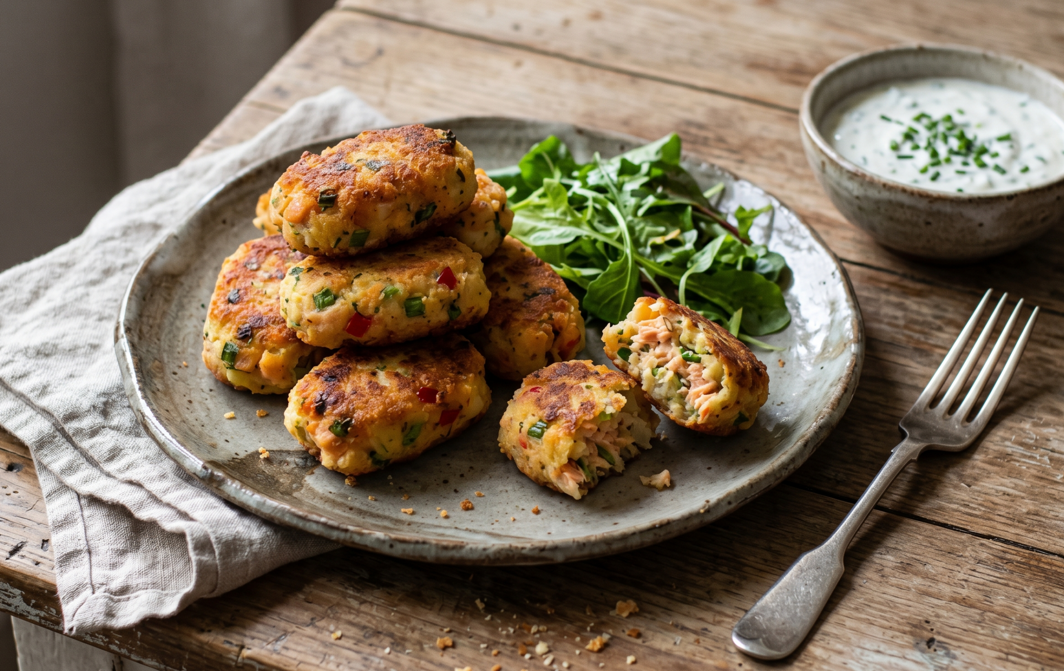 Croquetas de salmón y papas: Innovación en la cocina chilena