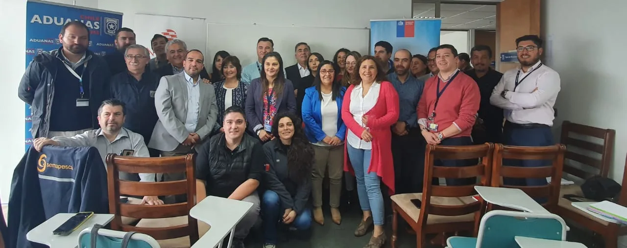 Sernapesca e Intesal iniciaron capacitaciones técnicas a fiscalizadores de Aduanas
