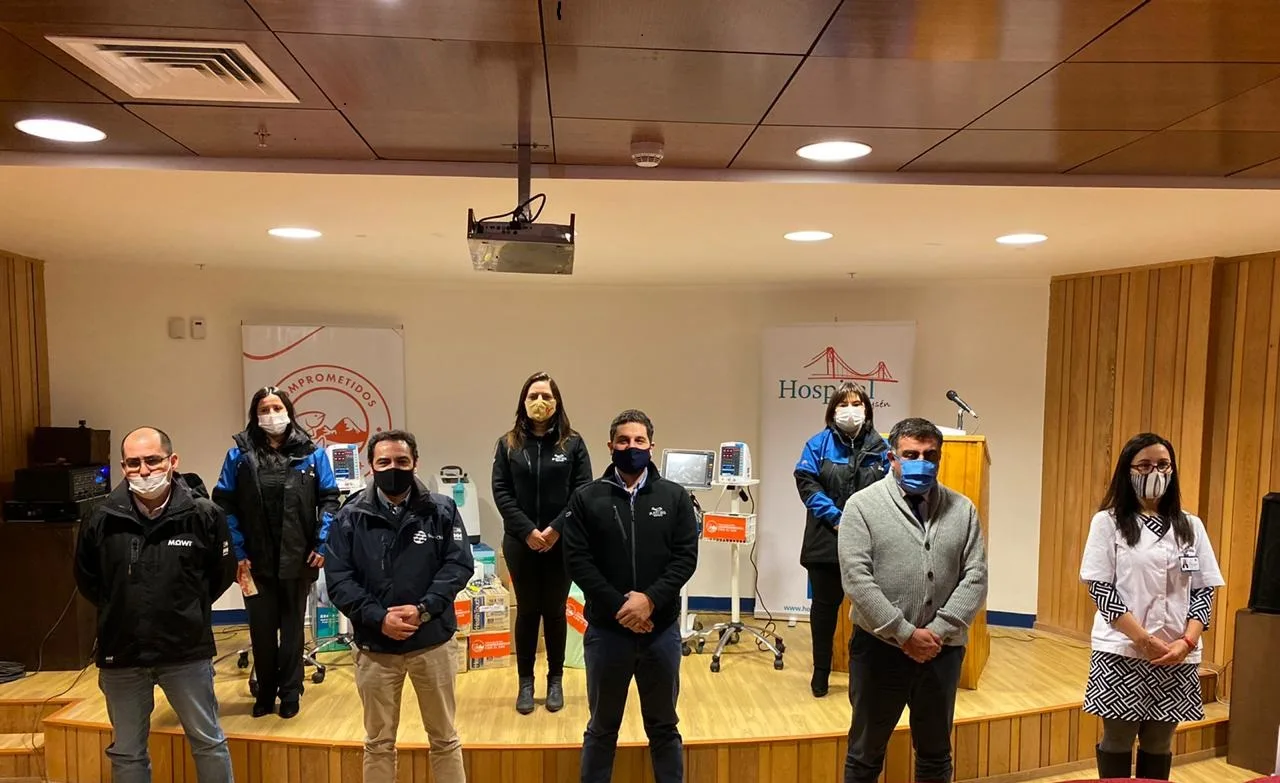 Aysén: salmoneros realizan masiva donación al Servicio de Salud