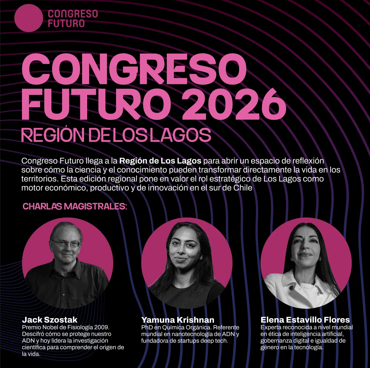 Puerto Montt impulsa Congreso Futuro Los Lagos con foco en conocimiento, sostenibilidad y desarrollo regional