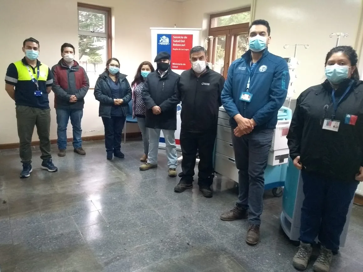 Hospital de Chaitén recibe importante donación de equipamientos
