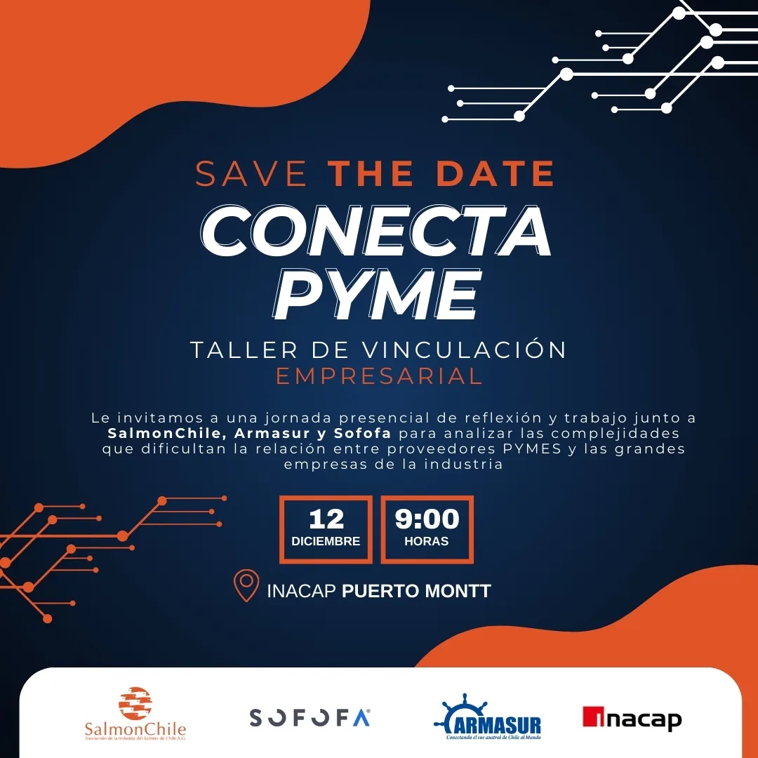 SalmonChile invita empresarios y emprendedores a iniciativa para potenciar el ecosistema empresarial en la salmonicultura