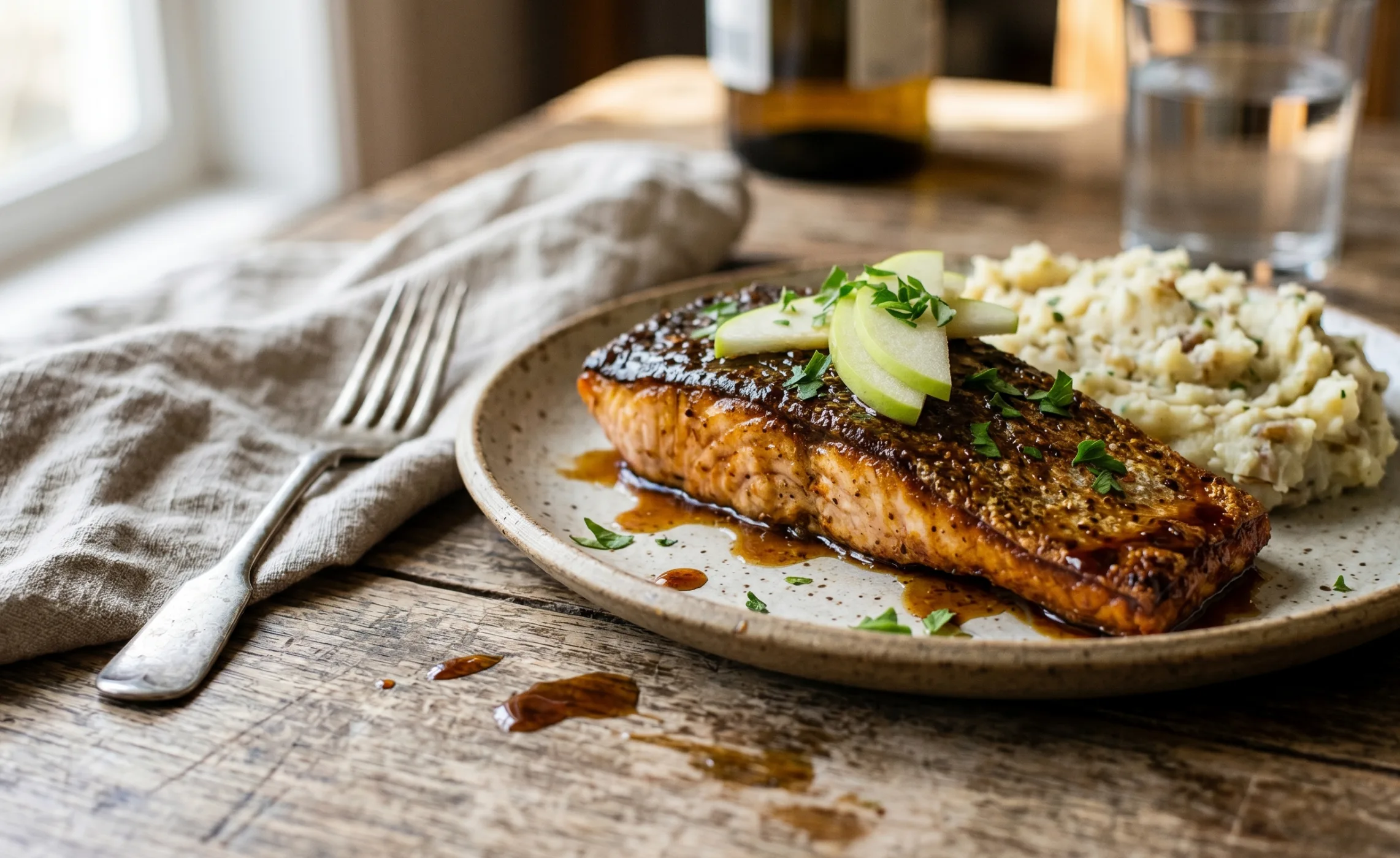 Aprende a preparar esta receta de filete de salmón glaseado