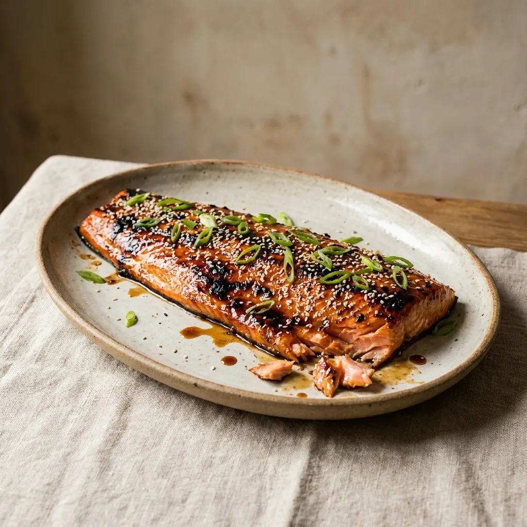 Lomo de salmón a lo oriental, receta de SalmonChile