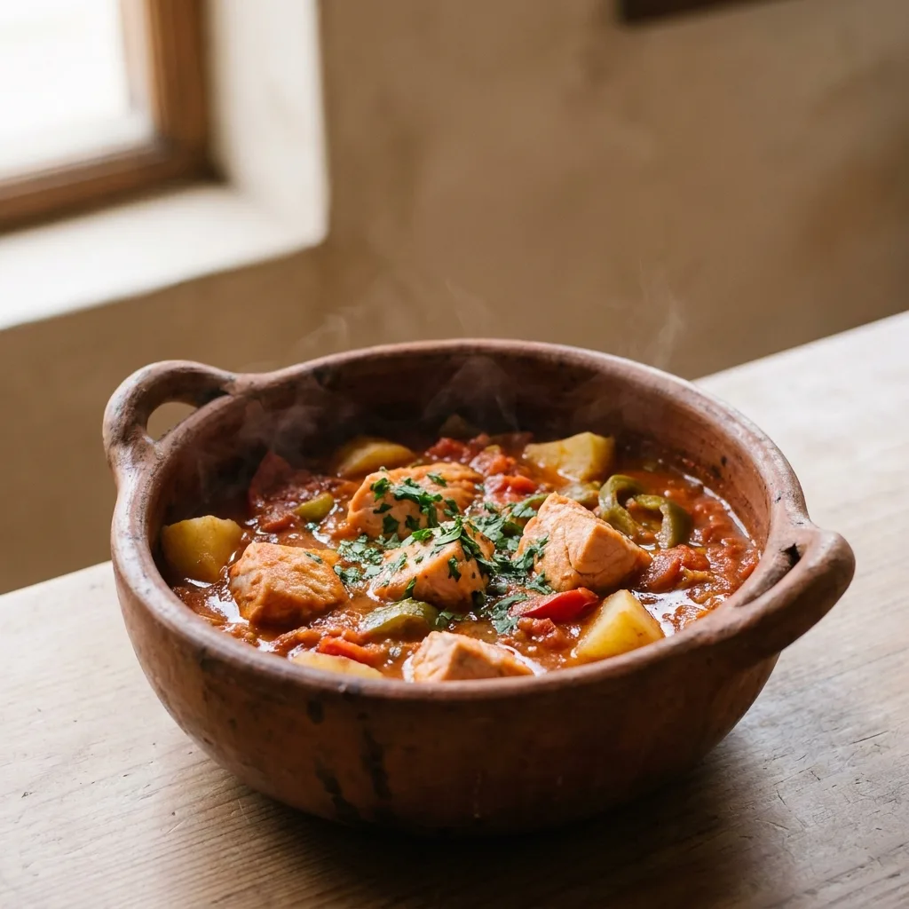Marmitako de salmón, receta de SalmonChile