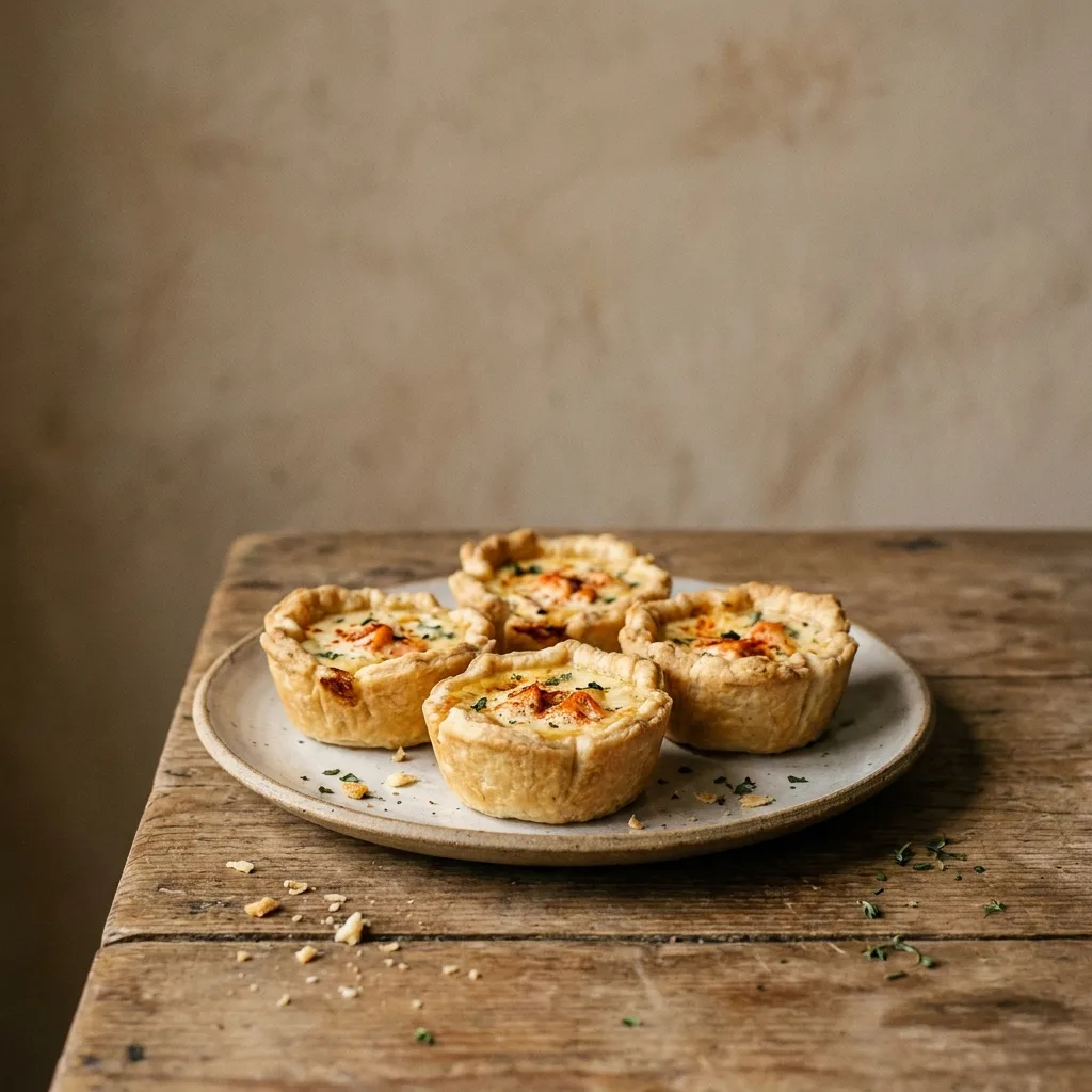 Destaca con la preparación de pequeñas tartas de salmón, receta de SalmonChile