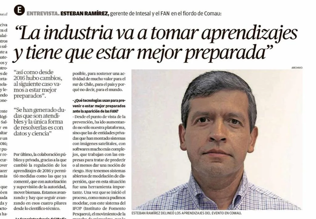 “La industria va a tomar aprendizajes y tiene que estar mejor preparada”